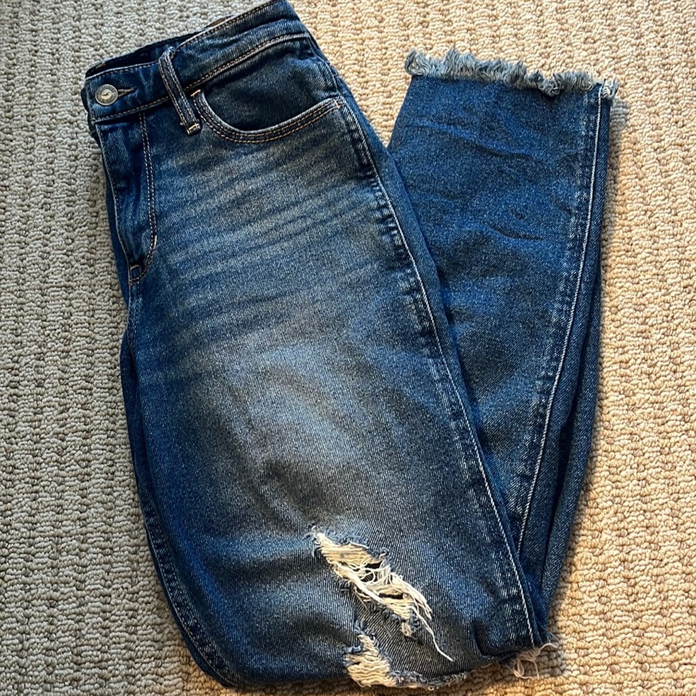 High Rise Mom Jean Vintage Stretch!